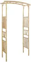 vidaXL Gartenbogen Natur 110 x 40 x 205 cm Bambus