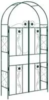 vidaXL Gartenbogen Gr&uuml;n 115 x 37 x 226 cm Stahl