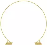 vidaXL Einzelner Hochzeitsbogen Gold 220 x 45 x 200 cm Stahl