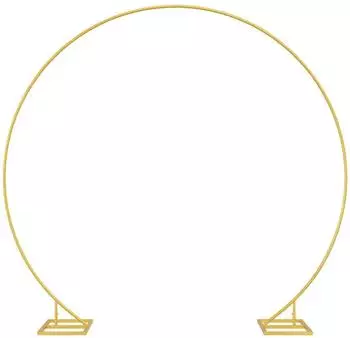 vidaXL Hochzeitsbogen gold, 220x45x200cm, Stahl