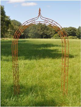 Kuheiga Rosenbogen mit Spitze rost 160cm