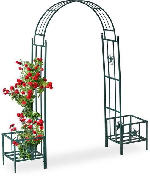 Relaxdays Rose Arch with Pot Holders (10026263)