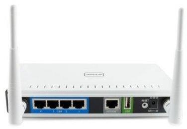 DIR-825 Konnektivität & Ausstattung D-Link Kabelloser-N Parallel Band Router (DIR-825)