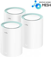 Cudy M1300 3-PACK Mesh-WLAN-System Dual-Band (2,4 GHz/5 GHz) Wi-Fi 5 (802.11ac)...