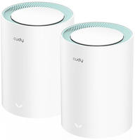 Cudy M1300 2-PACK Mesh-WLAN-System Dual-Band (2,4 GHz/5 GHz) Wi-Fi 5 (802.11ac) Wei&szlig;
