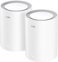 Cudy M3000 2-PACK Mesh-WLAN-System Dual-Band (2,4 GHz/5 GHz) Wi-Fi 6 (802.11ax) Grau