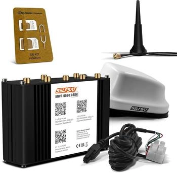 Selfsat MWR 5560 eSIM 5G Cat 20 inkl. SELFSAT 5G Antenne wei&szlig;