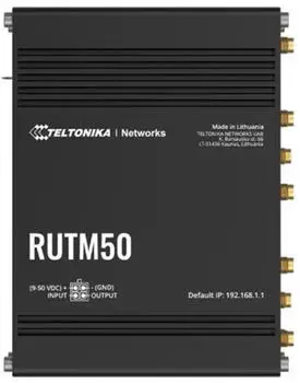 Teltonika RUTM50 5G/4G Wireless Router - 4-Port-Switch - Wi-Fi 5 - Dual-Band - DIN-Schiene montierbar (RUTM50000000)