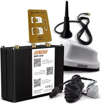 Selfsat MWR 4540 + SELFSAT 5G Antenne weiss