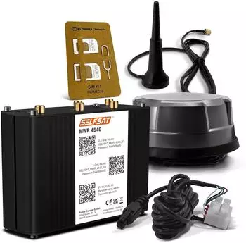 Selfsat MWR 4540 + Panorama Antenne schwarz
