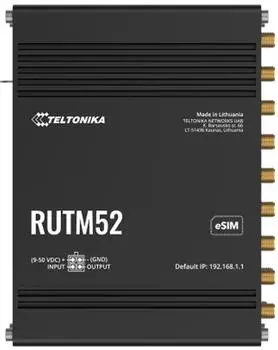 Teltonika RUTM52 Dual-5G-WLAN-Router, Gigabit-Ethernet (RUTM52)