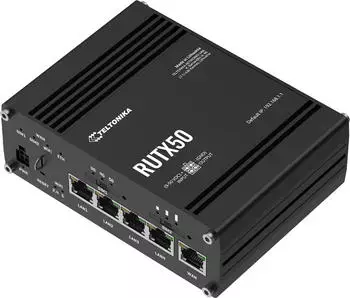 Teltonika RUTX50 Industrieller 5G WLAN-Router, 4-Port-Switch (RUTX50000100)