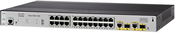 Cisco 891 with 2GE/2SFP (C891-24X/K9)