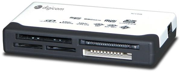 Digicom 8E4428, USB 2.0, 480 Mbit/Sek, Schwarz, Weiß, Box