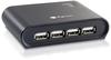 Digicom USRV4P-L01, USB 2.0, 480 Mbit/Sek, IEEE 802.3, IEEE 802.3u, LAN, leistung, USB, Schwarz