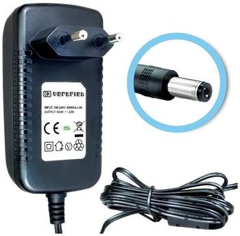 KJ-Vertrieb Universal Netzteil für AVM Fritz!Box, Vodafone Easybox, T-Com Speedport, Western Digital, Netgear ProSafe - 12 Volt 2.5A - Rundstecker, Hohlstecker