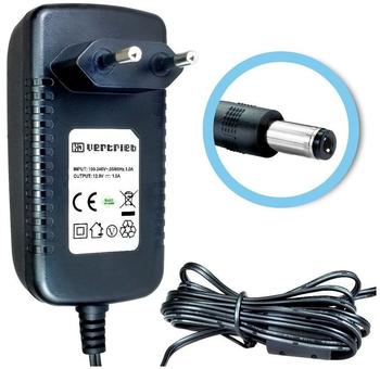 KJ-Vertrieb Universal Netzteil für AVM Fritz!Box, Vodafone Easybox, T-Com Speedport, Western Digital, Netgear ProSafe - 12 Volt 1.5A - Rundstecker, Hohlstecker