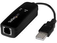 Startech USB56KEMH2 56K Dial-Up und Fax-Modem (Hardwarebasiertes USB), Schwarz