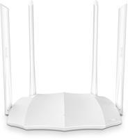 Tenda AC1200 Dualband WLAN Router AC5 V3.0 (867Mbit/s 5GHz + 300Mbit/s 2,4GHz, Kindersicherung, IPV6, Gast-Netzwerk, 4 * 6dBi Externe Antennen, WPS) weiß