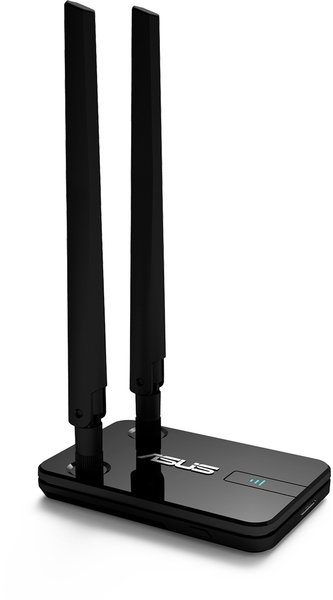  Asus USB-AC58 Wi-Fi 5 (802.11ac), Dual-Band (2,4 GHz/5 GHz) Schwarz Tragbarer Router