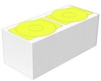 Weidmüller 2621180000 SM-FO DIA 60-22MM GE Gerätemarkierung Beschriftungsfläche: 60 x 60mm Gelb A