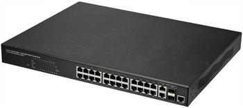 Renkforce RF-MSW-620 Netzwerk Switch RJ45/SFP 24 + 2 Port 1 GBit/s PoE-Funktion