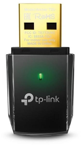 TP-LINK Technologies T2U AC600 WLAN USB Stick 433 Mbit/s Wi-Fi 5 (802.11ac) (Schwarz)