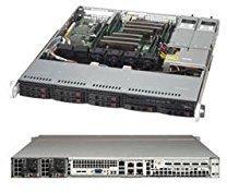 Supermicro SuperChassis 113MFAC2-R606CB schwarz, 1HE, 600W redundant (CSE-113MFAC2-R606CB)