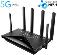 Cudy P5 WLAN-Router Gigabit Ethernet Dual-Band (2,4 GHz/5 GHz) 5G Schwarz...