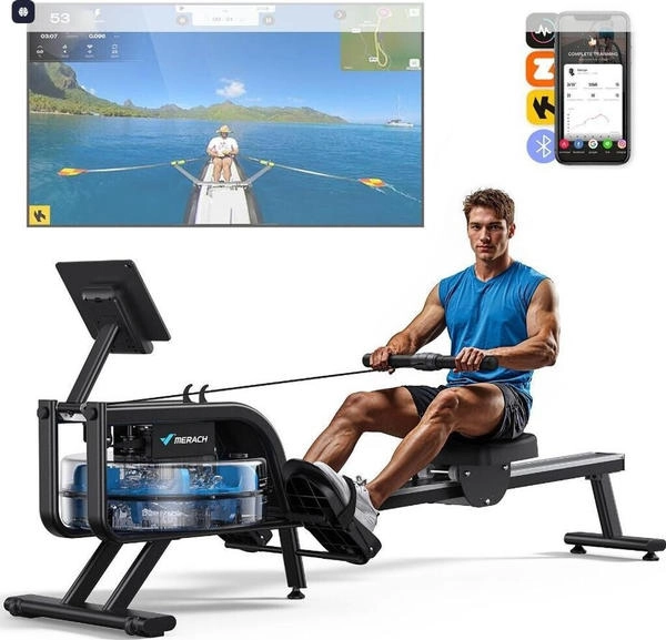 MERACH Indoor Rower (35140027) black Black Friday Deals - ab 208,07