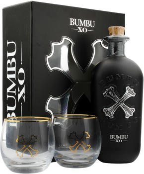 Bumbu Rum XO 0,7l 40% Geschenkset mit 2 Gläsern
