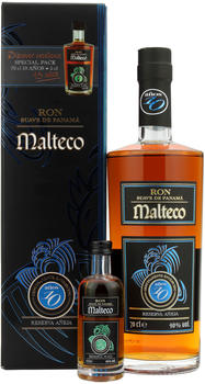 Malteco 10 Jahre 0,7l 40% + 15 Jahre 0,05l 40% Special Pack