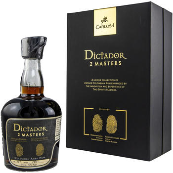 Dictador 2 Masters 1980/2022 41 Jahre Carlos I 0.7l 44% Dictador 2 Masters 1980/2022 41 Jahre Carlos I 0.7l 44%
