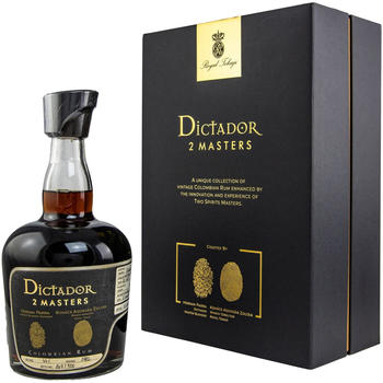 Dictador 2 Masters 1982/2022 38 Jahre Royal Tokaji Cask 0.7l 44% Dictador 2 Masters 1982/2022 38 Jahre Royal Tokaji Cask 0.7l 44%