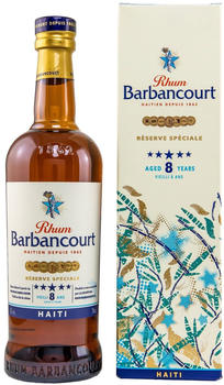 Barbancourt 8 Jahre Réserve Spéciale 0,7l 43% Barbancourt 8 Jahre Réserve Spéciale 0,7l 43%