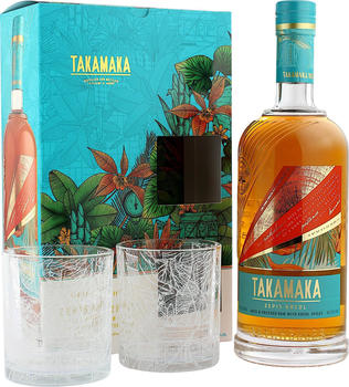 Takamaka Bay Zepis Kreol 0,7l 43% Geschenkset mit 2 Gl&auml;sern