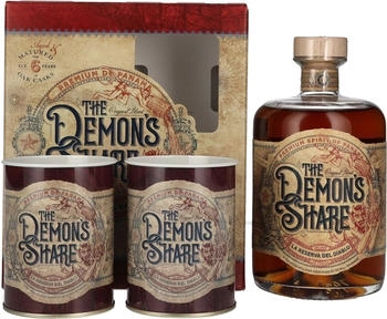 The Demons Share 0.7l 40% + 2 Metallbecher