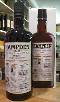 Hampden Estate Hampden Pagos 1 Ex-Sherry Cask Single Jamaican Rum 52.0% 0.7l 00%