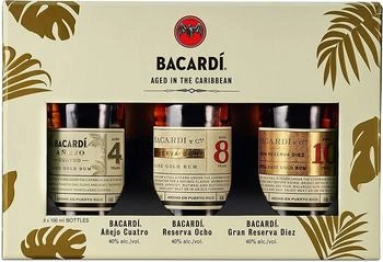 Bacardí Discovery Pack Rum Geschenkset 3x0,1l (602031)