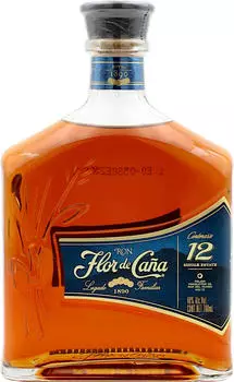 Flor de Caña 12 Jahre Centenario Gold Rum 0,7l 40.0%