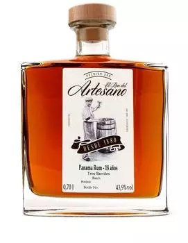 El Ron del Artesano 18 Años Tes Barriles Panama Rum 0,7l 43,9%