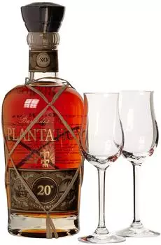 Plantation XO 20th Anniversary mit 2 Gl&auml;sern 0,7l 40%