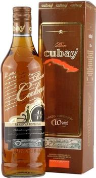 Ron Cubay 10 Jahre Reserva Especial 0,7l 40% + Geschenkbox