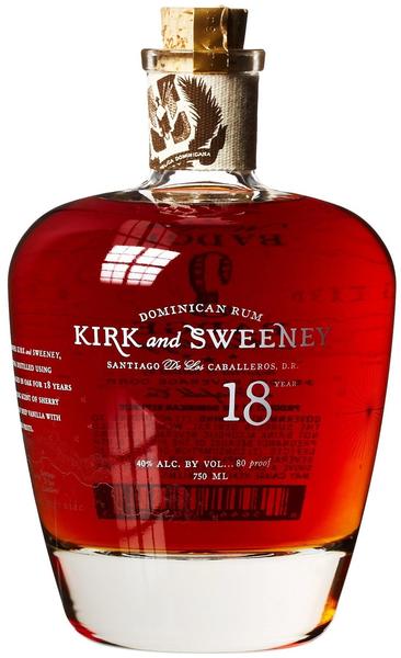 Kirk & Sweeney Dominican Rum Grand Reserva 40% 0,7l