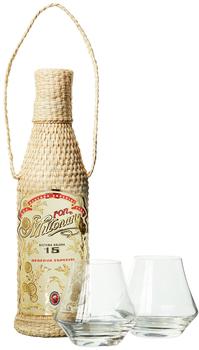 Ron Millonario Solera 15 Reserva Especial 0,7l 40% + Geschenkbox mit 2 Gläsern
