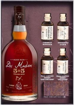 Dos Maderas PX 5+5 Rum Tasting Set 40% 0,7l 4x2,2cl