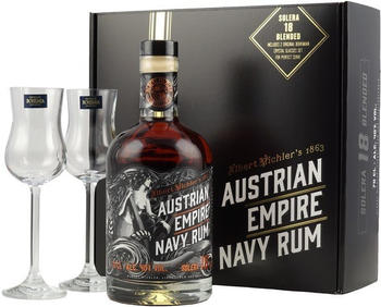 Michler's Austrian Empire Navy Rum Solera 18 Years 0,7l 40% Geschenkset