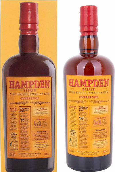 Hampden Estate Pure Single Jamaican Rum Overproof 0,7l 60%