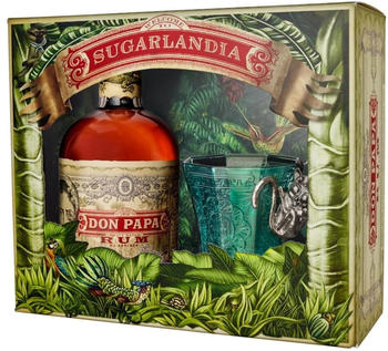 Don Papa Rum 40% 0,7l Geschenkset mit Glas