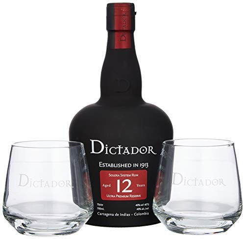 Dictador Solera 12 Jahre Geschenkset mit 2 Gläsern 40.0% 0,7l